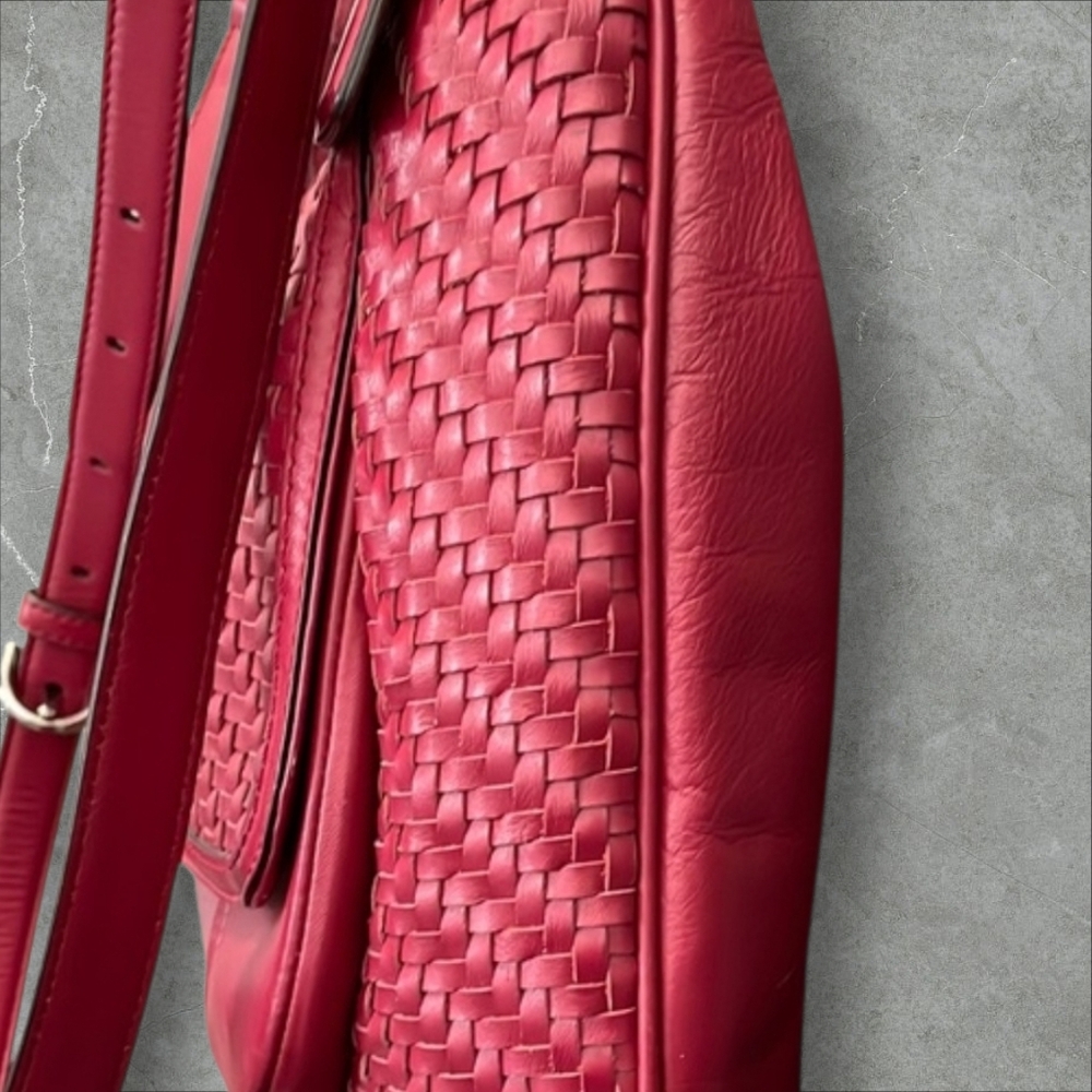 Coach Kristin Woven Leather Hobo - Picture 5 of 10